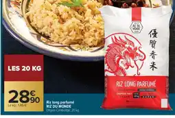 Carrefour Riz Long Parfumé Riz du Monde offre