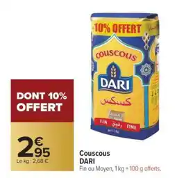 Carrefour COUSCOUS 'DARI' offre