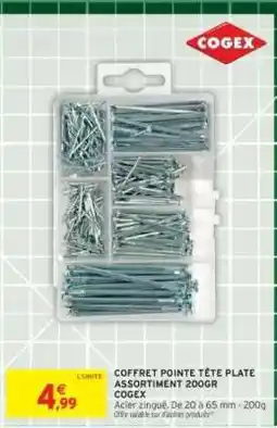 Intermarché COFFRET POINTE TÊTE PLATE ASSORTIMENT 200GR COGEX offre