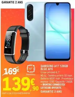 E.Leclerc SAMSUNG A17 128GB BLUE AFS offre