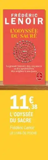 E.Leclerc L'ODYSSÉE DU SACRÉ offre