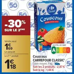 Carrefour Couscous CARREFOUR CLASSIC’ offre