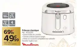 Carrefour Friteuse classique offre