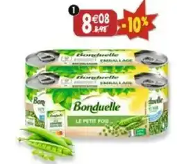 Maximo Lot de 2x3 boîtes 1/4 de petits pois sans arôme ajouté offre