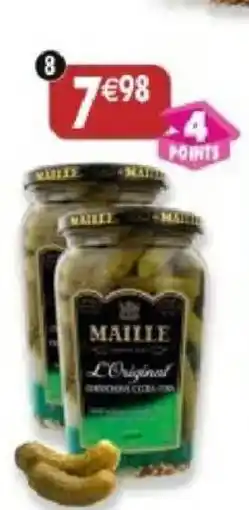 Maximo Lot de 2 bocaux de cornichons extra-fins offre