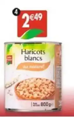 Maximo 4/4 haricots blancs. au naturel offre