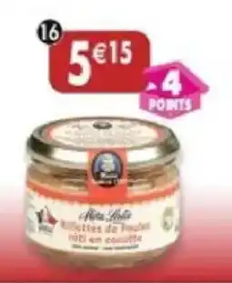 Maximo Rillettes de poulet rôti en cocotte offre