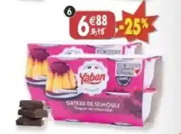 Maximo Lot de 2x4 gâteaux de semoule nappé de chocolat offre