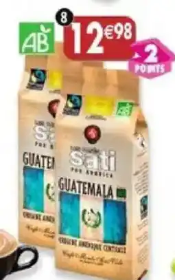 Maximo Lot de 2 paquets. de café moulu du guatemala max havelaar 100% arabica sati offre