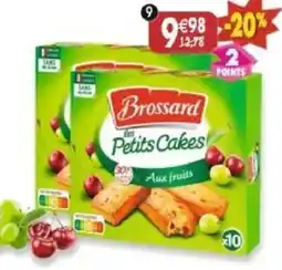 Maximo Lot de 2 boîtes de 10 mini-cakes aux fruits brossard offre