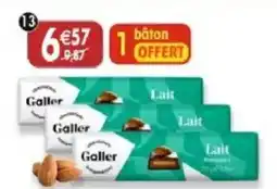 Maximo Lot de 2 bâtons de chocolat belge lait massepain offre