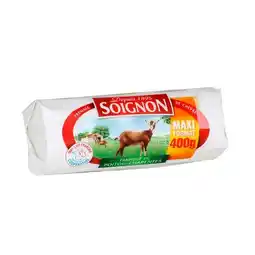 Carrefour Market Soignon bûche de chèvre maxi format offre