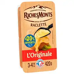 Carrefour Market Richesmonts la raclette offre