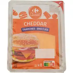 Carrefour Market Carrefour classic' cheddar en tranches offre
