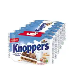 Carrefour Market Knoppers gaufrettes lait & noisettes offre