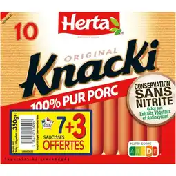 Carrefour Market Herta knacki offre