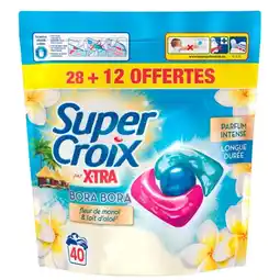 Carrefour Market Super croix lessive capsules offre