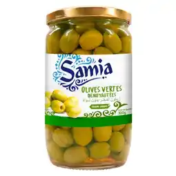Carrefour Samia olives vertes dénoyautées offre