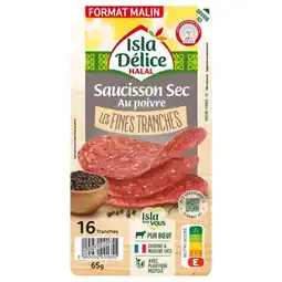 Carrefour Isla délice saucisson sec halal offre