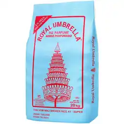 Carrefour Royal umbrella riz parfumé brisé thaï offre
