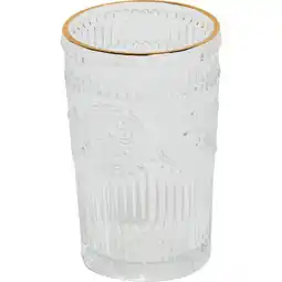 Carrefour Carrefour home gobelet baroque filet or offre