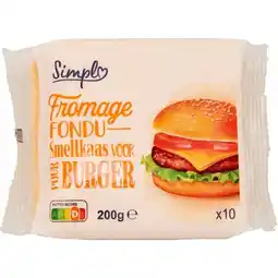 Carrefour Simpl fromage fondu en tranches offre