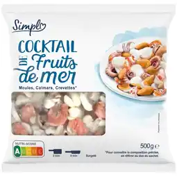 Carrefour Simpl cocktail de fruits de mer surgelé offre