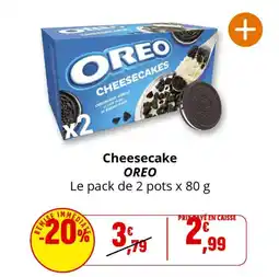 Coccinelle Supermarché Cheesecake oreo offre