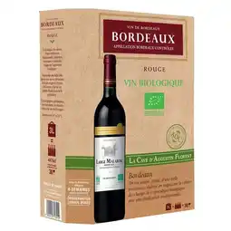 Carrefour La cave d'augustin florent a.o.p. bordeaux large malartic bio offre