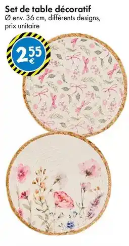TEDi Set de table décoratifs offre