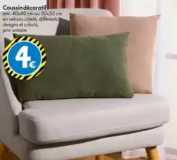 TEDi Coussin décoratif offre