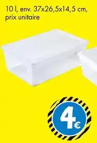 TEDi Boîte de rangement 37x26,5x14,5 cm offre