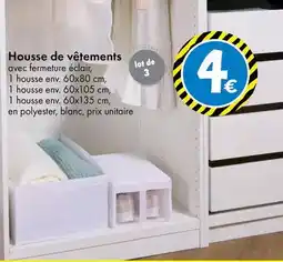 TEDi Housse de vêtements offre