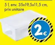 TEDi Boîte de rangement 35x19,5x11,5 cm offre