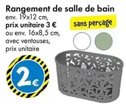 TEDi Rangement de salle de bain offre