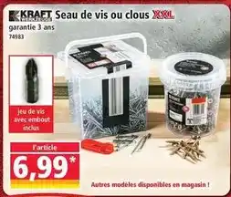 Norma Kraft - seau de vis ou clous offre