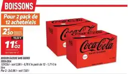 Netto Coca cola - boissons gazeises sans sucres offre