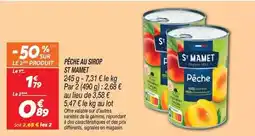 Netto Saint mamet - pêche au sirop offre