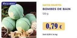 Noz Dates courtes bombes de bain offre