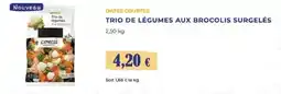 Noz Trio de légumes aux brocolis surgelés offre