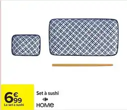 Carrefour Drive Set à sushi offre