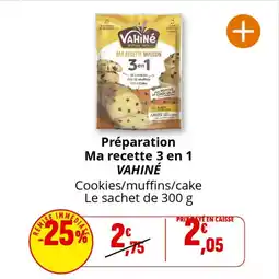 Coccinelle Supermarché Préparation ma recette 3 en 1 vahiné offre