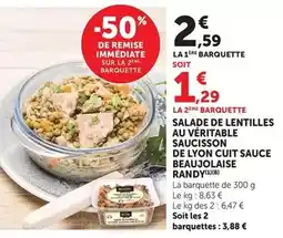 Carrefour Drive Vico - tuile monster offre