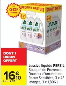 Carrefour Drive Persil - lessive liquide offre