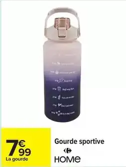 Carrefour Drive Gourde sportive offre