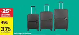 Carrefour Drive Valise rigide havana offre