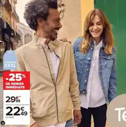 Carrefour Drive La veste offre