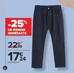 Carrefour Drive Pantalon garçon offre