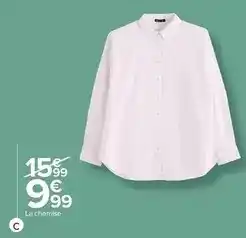 Carrefour Drive La chemise offre