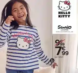 Carrefour Drive Hello kitty - le t-shirt offre